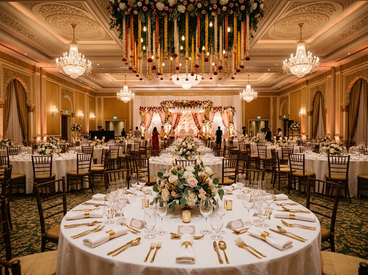 Elegant dining area setup