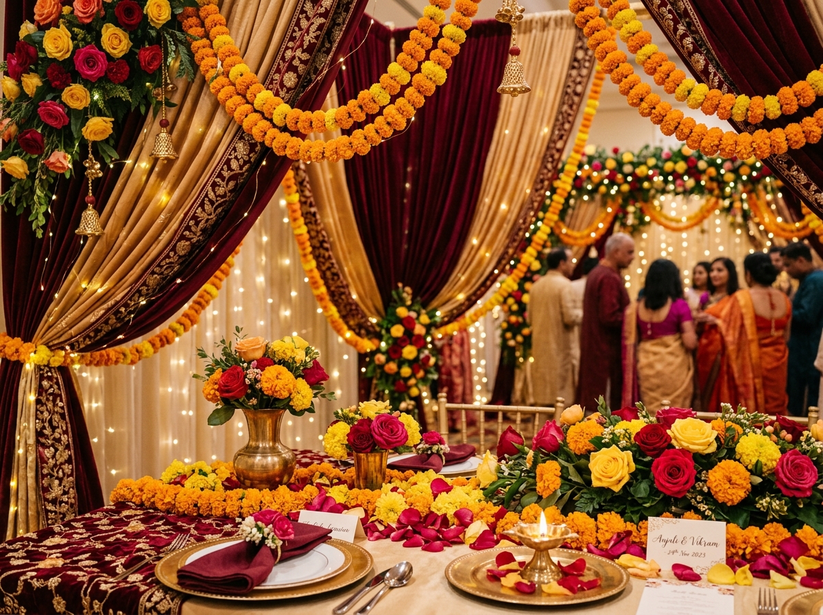 Elegant wedding decorations